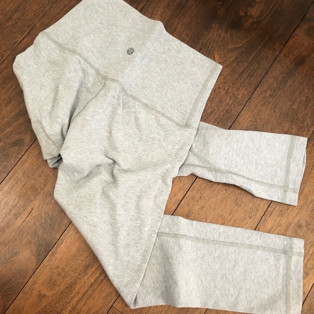 Lululemon Hi Rise Crop Cotton Legging